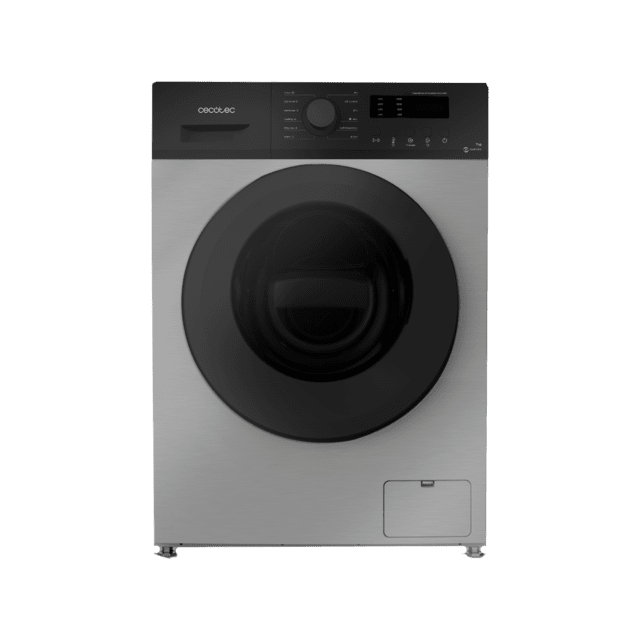 Cecotec Bolero DressCode 7150 Inverter Steel A Lavadora steel de 7 kg de capacidad y 1400 rpm 12 programas Clase A Motor Inverter Plus Steam Max Drum Clean Delay Start y Child Lock. Lavadora Rebajas top