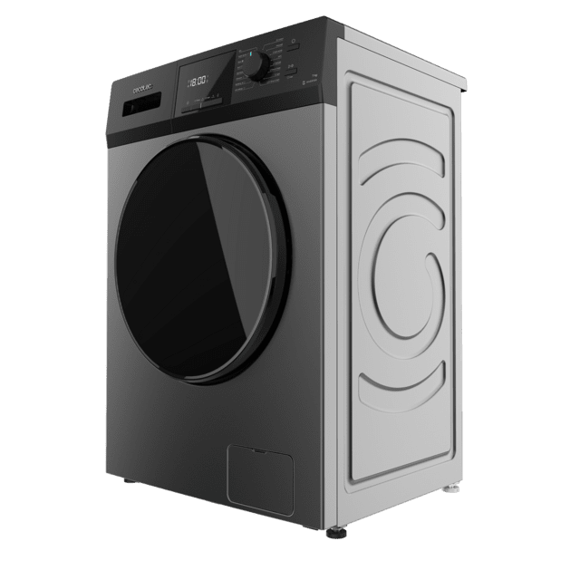 Cecotec Bolero DressCode 7410 Inverter Steel A Lavadora de carga frontal steel de 7 kg de capacidad y 1200 rpm Clase A-10% 16 programas Motor Inverter Plus SteamMax Drum Clean Allergy Care Diamond Care Delay Start Stop&Go progra Oferta especial