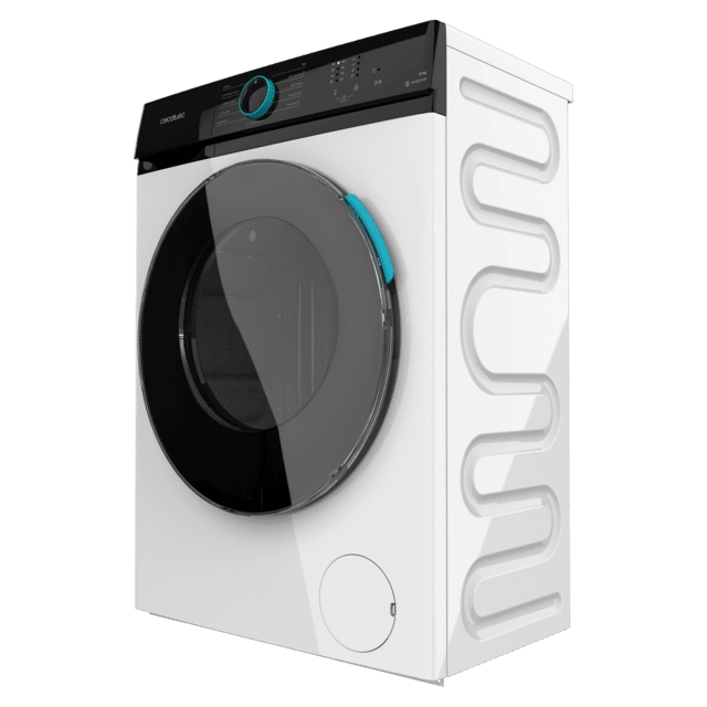 Cecotec Bolero DressCode 8110 Inverter Lavadora de 8 kg de capacidad y 1200 rpm 11 programas Clase A Motor Inverter Plus Steam Max Drum Clean Programa rápido 15' Delay Start y KidLock. Lavadora Últimos 2 días