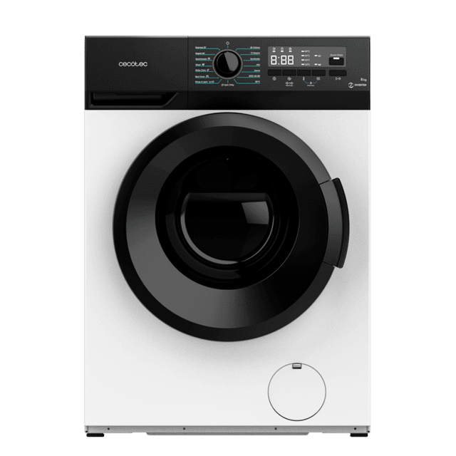Cecotec Bolero Dresscode 8300 Inverter Maxx A Lavadora de 8 kg de capacidad y 1400 rpm. 15 programas clase A Motor Inverter Plus SteamMax. Lavadora de 8 kg clase A Último día
