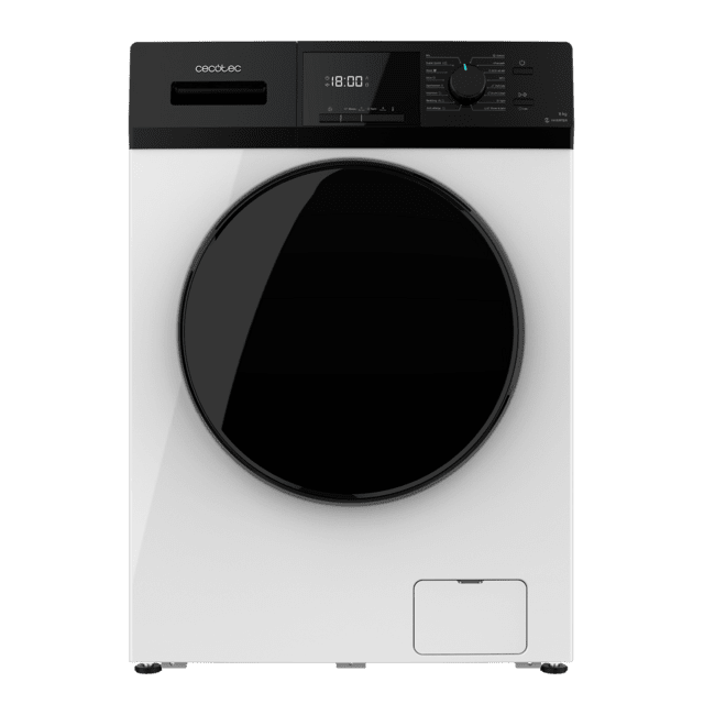 Cecotec Bolero Dresscode 8410 Inverter A Lavadora de carga frontal de 8 kg de capacidad y 1400 rpm Clase A-10% 16 programas Motor Inverter Plus SteamMax Drum Clean Allergy Care Diamond Care Delay Start Stop&Go programa ECO y Kid Promoción por tiempo limitado