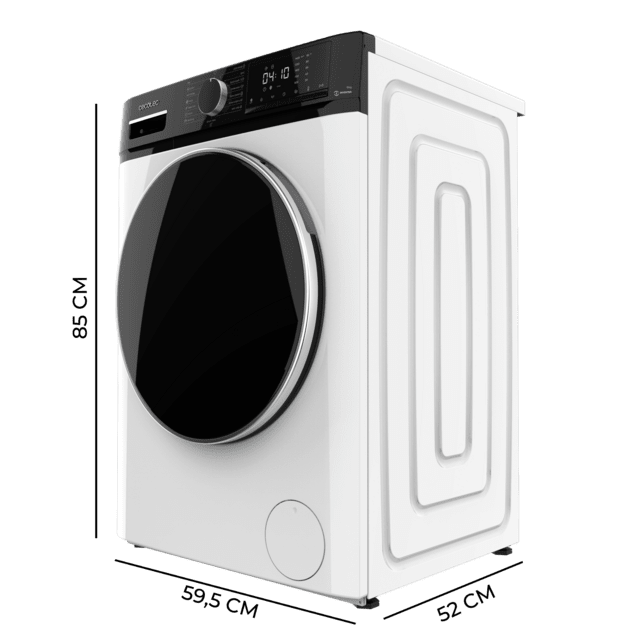 Cecotec Bolero DressCode 8610 Inverter A Lavadora de carga frontal blanca de 8 Kg de capacidad 1400 RPM Clase A Steam Max Motor inverter plus 15 programas OnSmart Fuzzy Logic Smooth Wash Stop&Go Goma antibacteriana y Drum Clean. Solo queda un día