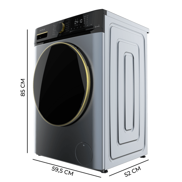 Cecotec Bolero DressCode 8610 Inverter Ice Blue A Lavadora de carga frontal ice blue de 8 Kg de capacidad 1400 RPM Clase A Steam Max Motor inverter plus 15 programas OnSmart Fuzzy Logic Smooth Wash Stop&Go Goma antibacteriana y Superdescuento