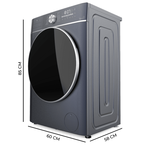 Cecotec Bolero DressCode 8800 Inverter Ice Blue A Lavadora de carga frontal de 8kg de capacidad y 1400rpm Clase A 16 programas Motor Inverter Plus SteamMax lavado inteligente y detector de carga Liquidación