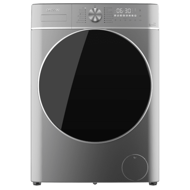 Cecotec Lavadora Bolero DressCode 8800 Inverter Steel A Lavadora de carga frontal de 8 kg de capacidad y 1400 rpm 16 programas Motor Inverter Plus SteamMax Carga automática y Display táctil XXL. Clase A. Lavadora de carga fron Envío internacional gratuito