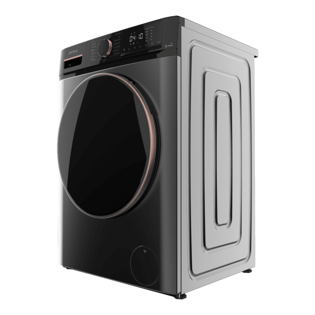 Cecotec Bolero DressCode 9610 Inverter Steel A Lavadora de carga frontal steel de 9 Kg de capacidad 1400 RPM Clase A Steam Max Motor inverter plus 15 programas OnSmart Fuzzy Logic Smooth Wash Stop&Go Goma antibacteriana y Drum C Oferta exclusiva