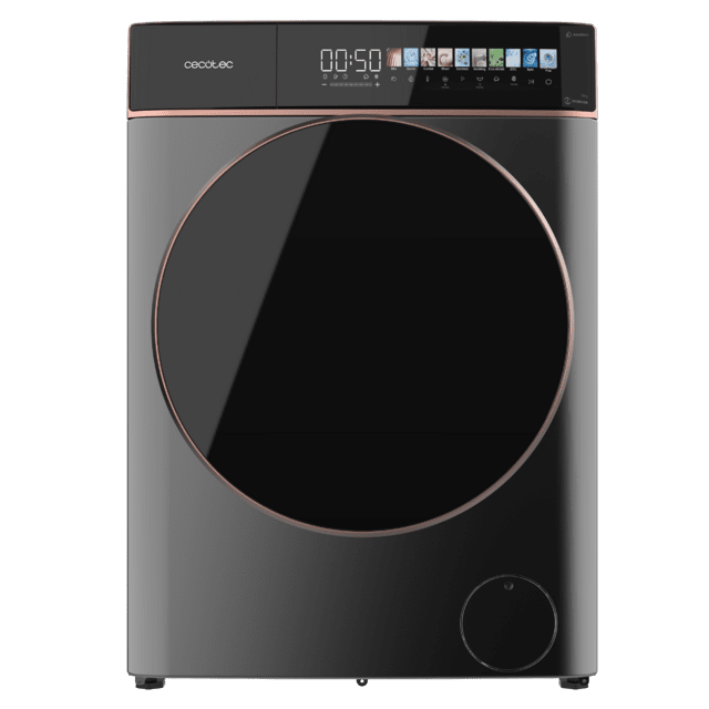 Cecotec Bolero DressCode 9900 Autodose Inverter FullColor Steel A Lavadora Autodosis de carga frontal steel de 9 kg de capacidad y 1400 rpm Pantalla FullColor 10 3" 11 programas Motor Inverter Plus SteamMax Clase A Sanitize OnSm Ofertas especiales
