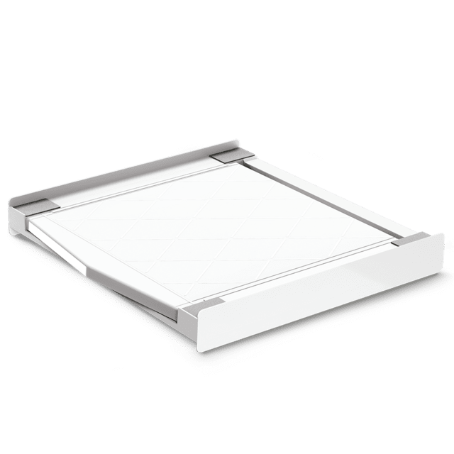 Cecotec Kit de Superposición Universal con Bandeja Bolero para poder unificar Lavadora y Secadora en un único bloque optimizando espacio. Bandeja extraíble Fácil instalación Kit de superposición universal con bandeja Boler
