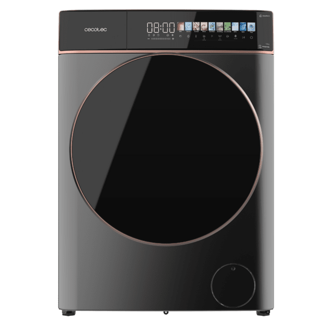 Cecotec Bolero DressCode 10900 Autodose Inverter FullColor Steel A Lavadora Autodosis de carga frontal steel de 10 kg de capacidad y 1400 rpm Pantalla FullColor 10 3" 11 programas Motor Inverter Plus SteamMax Clase A Sanitize On Rebajas