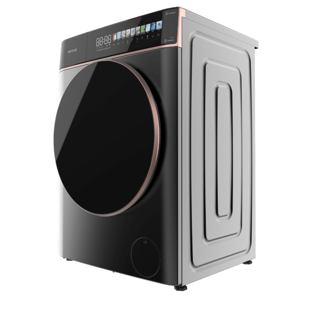 Cecotec Bolero DressCode 10900 Autodose Inverter FullColor Steel A Lavadora Autodosis de carga frontal steel de 10 kg de capacidad y 1400 rpm Pantalla FullColor 10 3" 11 programas Motor Inverter Plus SteamMax Clase A Sanitize On Rebajas