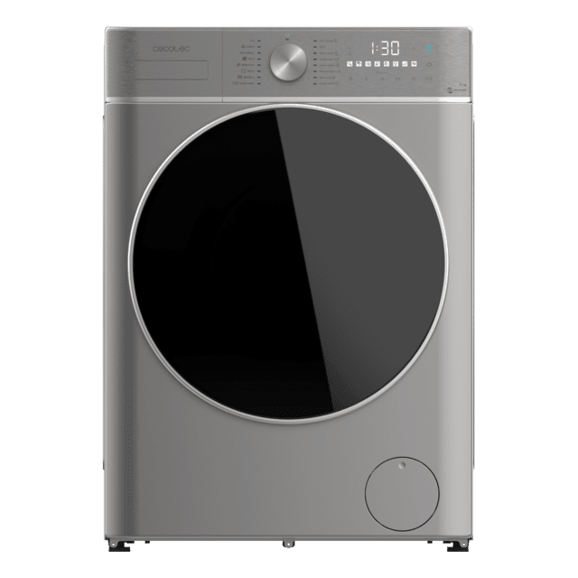 Cecotec Bolero DressCode 9800 Inverter Steel A Lavadora de carga frontal Steel de 9 kg de capacidad y 1400 rpm Clase A 16 programas Motor Inverter Plus SteamMax OnSmart SpaCare Fuzzy Logic y Display táctil XXL. Lavadora de carg Liquidación