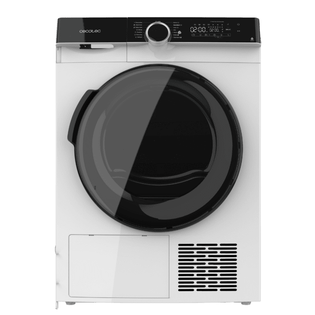 Cecotec Bolero Dresscode Dry 10500 Inverter Secadora bomba de calor color steel con capacidad de 10kg clase A+++ Motor Inverter Plus certificación Woolmark 14 programas y funciones UV Care y Planchado Fácil Secadora Mejor oferta
