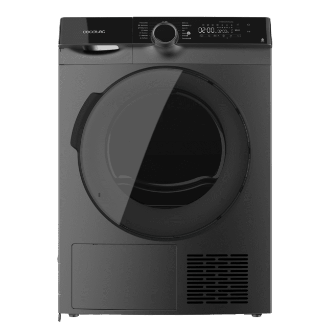 Cecotec Bolero Dresscode Dry 10500 Inverter Steel Secadora bomba de calor con capacidad de 10kg clase A+++ Motor Inverter Plus certificación Woolmark 14 programas y funciones UV Care y Planchado Fácil Secadora Rebajas online