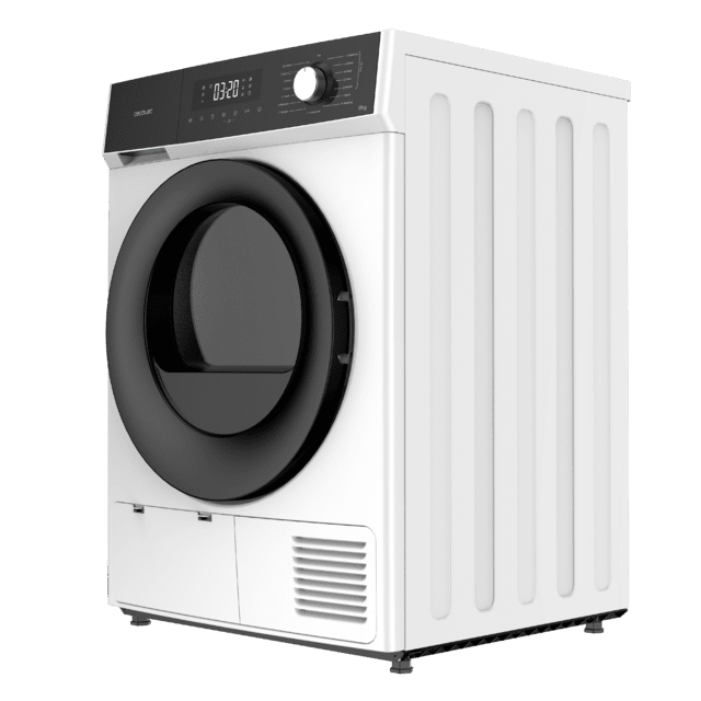 Cecotec Bolero Dresscode Dry 8300 Secadora Bomba de calor color blanco de 8 kg Clase A++ 15 programas con secado automático Planchado Fácil Stop&Go función Silence Delay Start y KidLock Secadora Envío gratis
