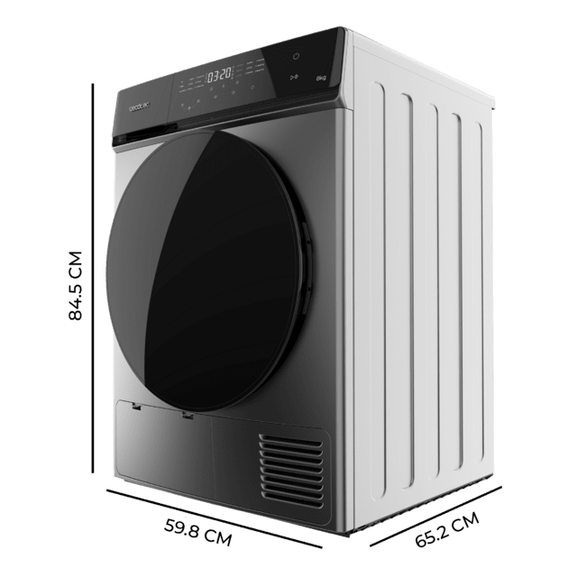 Cecotec Bolero DressCode Dry 8400 Steel A+++ Secadora Bomba de calor steel de 8 kg Clase A+++ Motor Inverter Plus Full Touch Plancha Fácil 15 prgramas y Tambor de acero inoxidable. Secadora COMPRAR AHORA