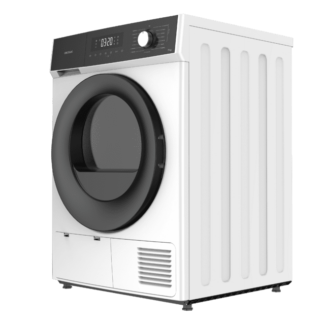 Cecotec Bolero Dresscode Dry 9300 Secadora Bomba de calor color blanco de 9 kg Clase A++ 15 programas con secado automático Planchado Fácil Stop&Go función Silence Delay Start y KidLock Secadora Últimos 2 días