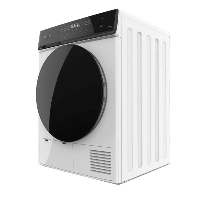 Cecotec Bolero DressCode Dry 9400 A+++ Secadora Bomba de calor de 9 kg Clase A+++ Motor Inverter Plus Full Touch Plancha Fácil 15 prgramas y Tambor de acero inoxidable. Secadora Precio de fábrica