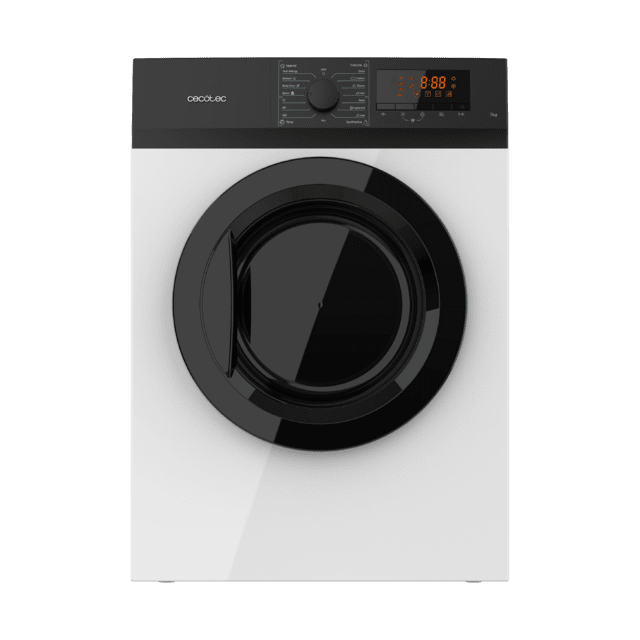 Cecotec Bolero DressCode Dry 7200V Max Secadora de Evacuación con 7Kg de carga Clase C 15 Programas Secado Automático Planchado fácil Stop&Go KidLock Función antiarrugas Función Silence Giro Bidireccional Luz interior y Tam Solo queda un día