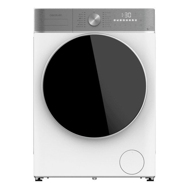 Cecotec Bolero Wash&Dry 10680 Inverter B Lavadora secadora de 10 kg - 6 kg de capacidad y 1400 rpm 16 programas Motor Inverter Plus clase B SteamMax OnSmart Fuzzy Logic SpaCare y detector de carga. Lavadora secadora  Superdescuento