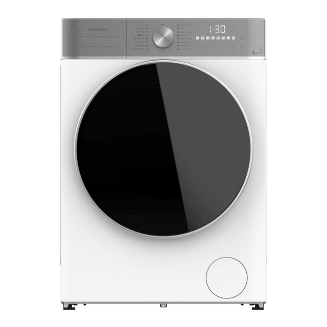 Cecotec Bolero Wash&Dry 8580 Inverter B Lavadora secadora de 8 kg - 5 kg de capacidad y 1400 rpm 16 programas Motor Inverter Plus clase B SteamMax OnSmart Fuzzy Logic SpaCare y detector de carga. Lavadora secadora  Liquidación