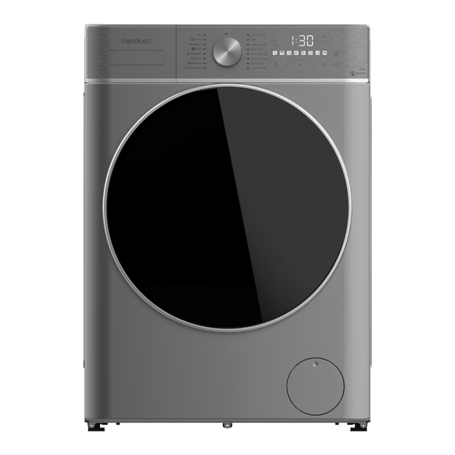 Cecotec Bolero Wash&Dry 10680 Inverter Steel B Lavadora secadora de 10 kg - 6 kg de capacidad y 1400 rpm 16 programas Motor Inverter Plus clase B lavado inteligente y detector de carga. Lavadora secadora  Tienda de fábrica