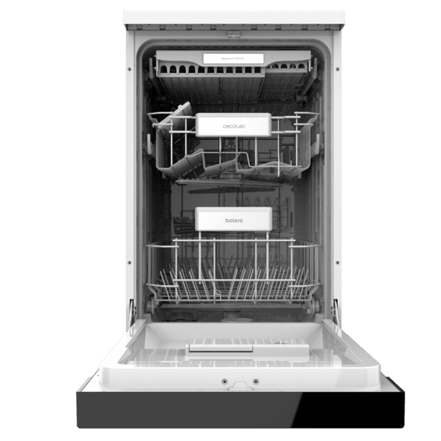 Cecotec Bolero Aguazero 4201 E Lavavajillas bolero de 45cm 11 cubiertos 6 programas con Dual Zone Wash y comienzo diferido. Lavavajillas 45cm Descuento por venta flash