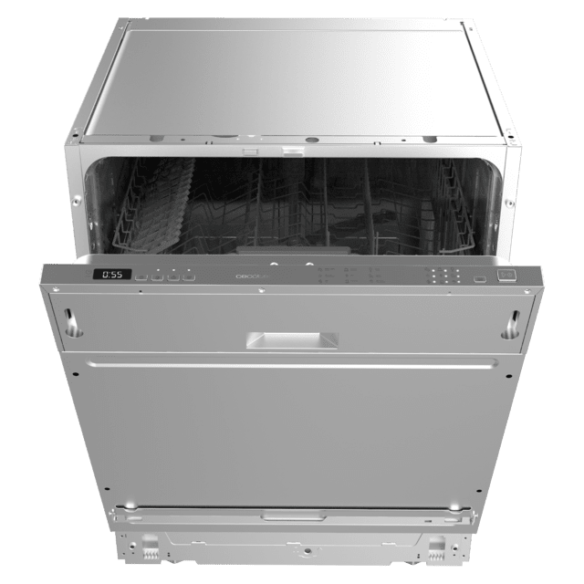 Cecotec Bolero Aguazero 6100 Full-BI E Lavavajillas Bolero integrable de 60cm 12 cubiertos y 7 programas con comienzo diferido. Lavavajillas 60cm Grandes ahorros