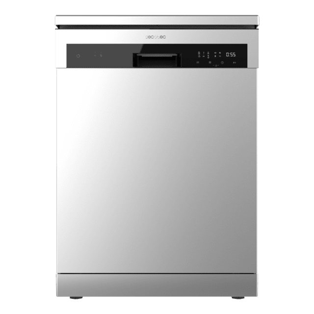Cecotec Bolero Aguazero 6100 Inox E Lavavajillas Bolero Inox de 60cm Clase E 13 cubiertos 6 programas con función Dry+ Media carga y Delay Start. Lavavajillas 60cm Rebajas de fin de temporada