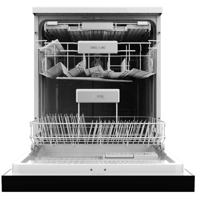 Cecotec Bolero Aguazero 6200 D Lavavajillas de 60cm Clase D 14 cubiertos 6 programas con Dual Zone Wash Dry+ Turbo Dry+ Media carga y Delay Start Lavavajillas 60 cm Precio ultrabajo