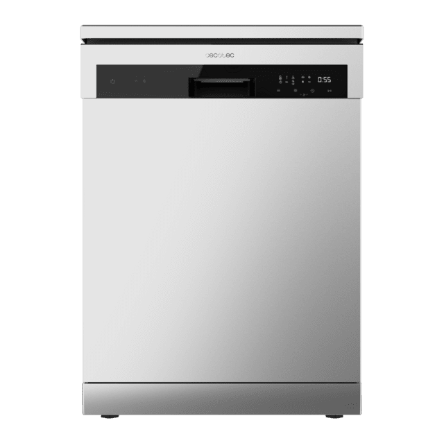 Cecotec Bolero Aguazero 6200 Inox D Lavavajillas Inox de 60cm Clase D 14 cubiertos 6 programas con Dual Zone Wash Dry+ Turbo Dry+ Media carga y Delay Start. Lavavajillas Inox de 60cm 2025