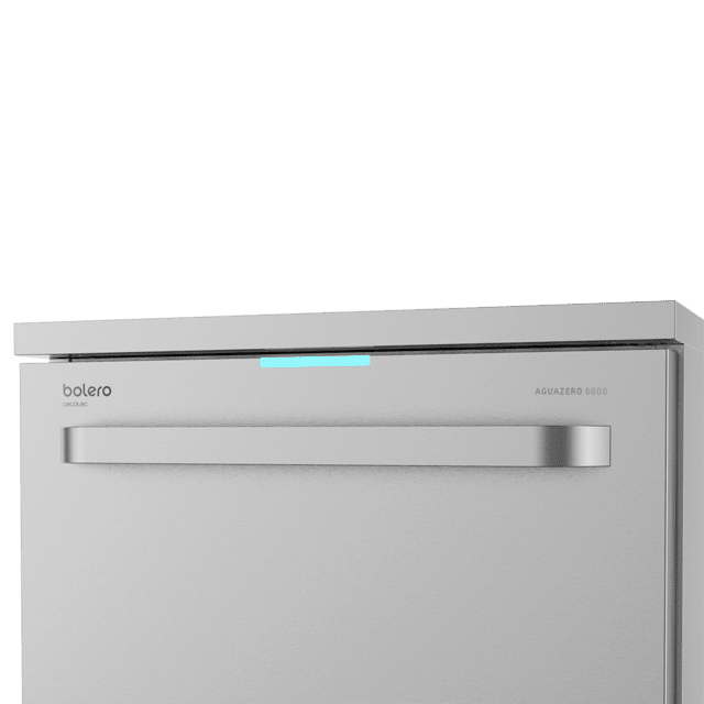 Cecotec Bolero Aguazero 6800 Stainless Steel. Lavavajillas Independiente 60 cm Bajo consumo 14 Cubiertos 8 Programas Filtro ABT Antibacteriano Sistema ION Modo ECO Inox Lavavajillas Ventas relámpago