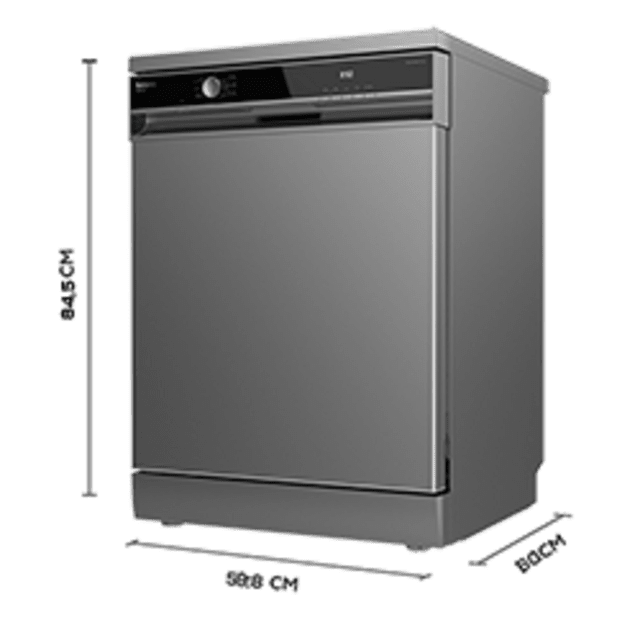 Cecotec Aguazero 6000 Silver M. Lavavajillas Independiente 60 cm Bolero Bajo consumo 12 Cubiertos 7 Programas Secado Extra Filtro ABT antibacteriano Modo ECO Comienzo diferido Lavavajillas Bolero de 12 cubiertos y 7 programas co Tienda