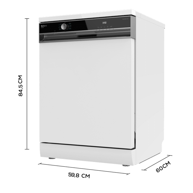 Cecotec Bolero Aguazero 6000 M. Lavavajillas Independiente 60 cm Bajo consumo 12 Cubiertos 7 Programas Secado Extra Filtro ABT antibacteriano Modo ECO Comienzo diferido Lavavajillas Bolero de 12 cubiertos y 7 programas con Secad Tienda