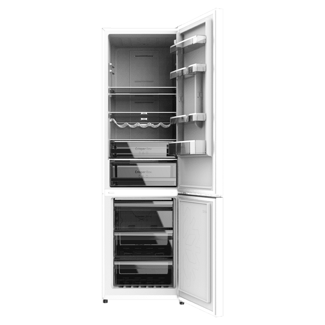 Cecotec Bolero CoolMarket 356 Inox D Frigorífico Combi Inox con 356 litros de capacidad 200 cm de alto 60 cm de ancho clase D y motor inverter plus. Con sistema Multi Air Flow Total No Frost y 2 cajones para los productos fresc Oferta especial
