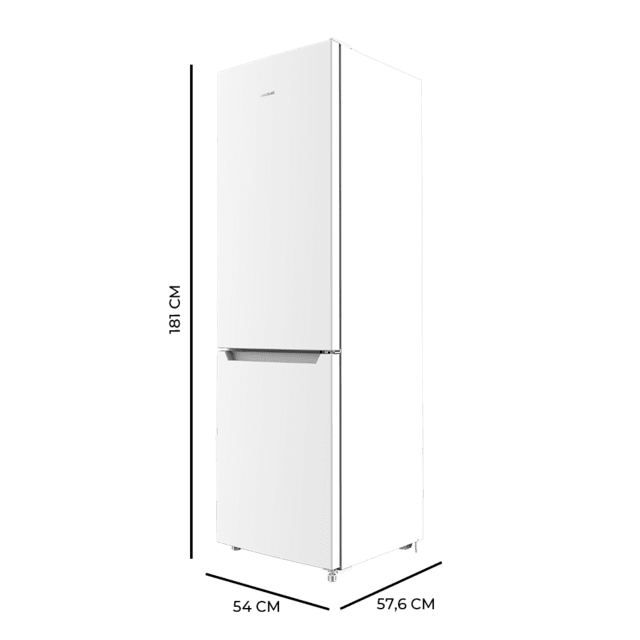 Cecotec Bolero CoolMarket Combi 250 White D Frigorífico Combi White con 250 litros de capacidad 181 de alto y 55 cm de ancho clase D y motor inverter plus. Con sistema Multi Air Flow Total No frost y cajón con humedad regulabl Últimos 3 días