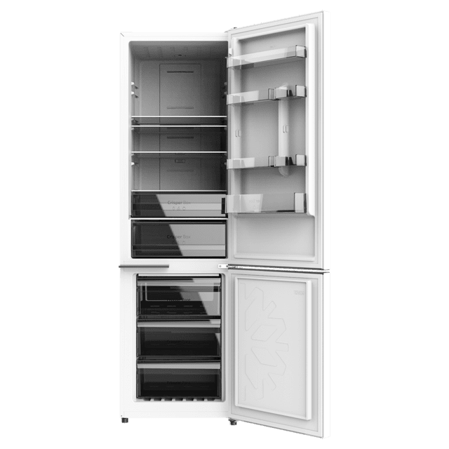 Cecotec Bolero CoolMarket 356 White D Frigorífico Combi White con 356 litros de capacidad 200 cm de alto y 60 cm de ancho clase D y motor inverter plus. Con sistema Multi Air Flow Total No Frost y 2 cajones para los productos f Últimos 2 días