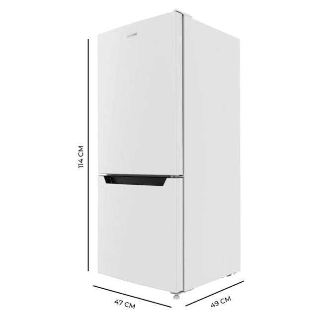 Cecotec Bolero CoolMarket Combi 117 DF White E Frigorífico de combi blanco 114cm de alto y 47cm de ancho 117 litros Defrost clase energética E y con modo Fast Freezing Frigorífico de combi  Promoción por tiempo limitado