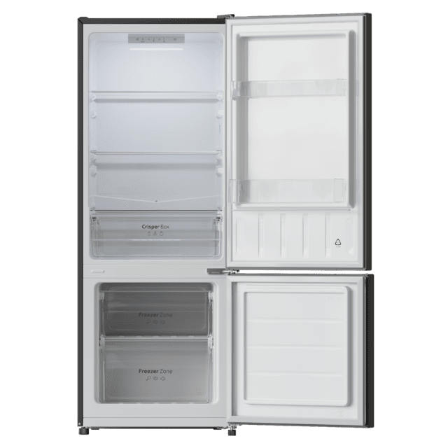 Cecotec Bolero CoolMarket Combi 205 DF Black E Frigorífico combi negro 144 de alto y 54 de ancho 117 litros Defrost clase energética E y con modo Fast Cooling. Frigorífico Solo hoy