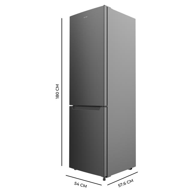 Cecotec Bolero CoolMarket Combi 262 Black E Frigorífico Combi Cíclico Color Negro Capacidad de 262 Litros Alto 176 cm Ancho 54 cm Clasificación Energética E Iluminación Interior LED Control Electrónico de temperatura Bande Precios de Black Friday
