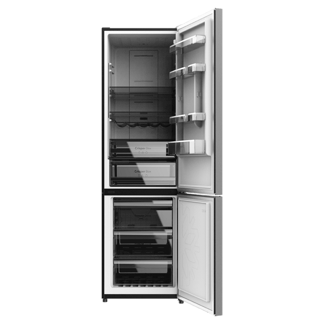 Cecotec Bolero CoolMarket Combi 322 Dark D Frigorífico Combi Dark con 322 litros de capacidad 185 cm de alto y 60 cm de ancho con motor inverter y clase D. Con sistema Multi Air flow Total No Frost y 2 cajones para los producto Oferta exclusiva