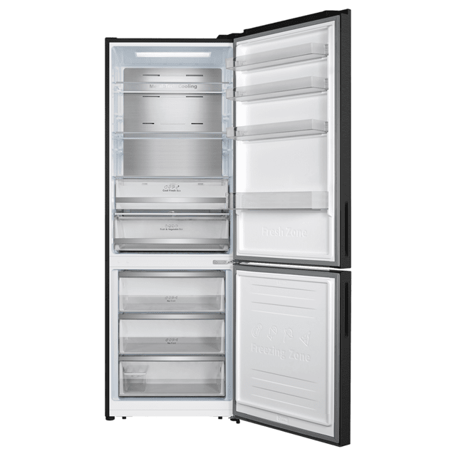 Cecotec Bolero CoolMarket Combi 495 Dark E Frigorífico combi Dark Inox 495 litros de capacidad 2 metros de alto y 70 cm ancho clase E con sistema Multi Air Flow total No frost Multi Cooling. Frigorífico combi con nevera y cong Ofertas