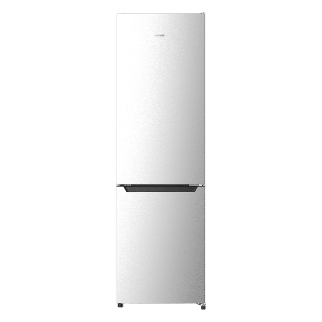 Cecotec Bolero CoolMarket Combi 250 Inox D Frigorífico combi con nevera y congelador de 181de alto y 55 cm de ancho clase D y motor inverter plus. Con sistema Multi Air Flow Total No frost y cajón con humedad regulable. Frigor
