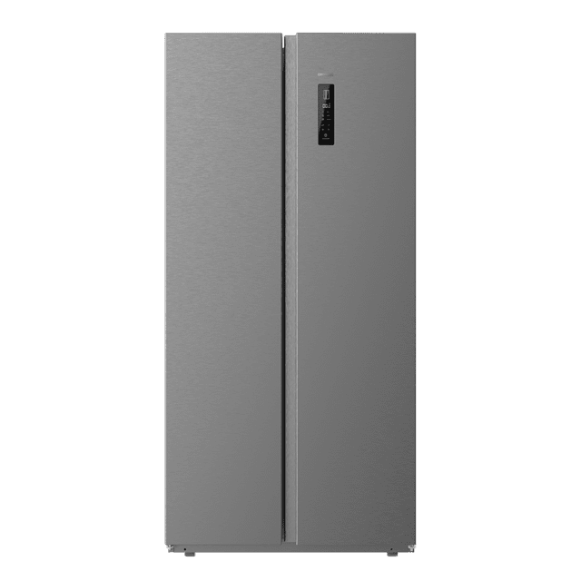 Cecotec Bolero CoolMarket SBS 430 Dark E Frigorífico americano Side by Side Dark con 430 litros de capacidad 176 cm de alto y 84 cm ancho clase E con sistema Multi Air Flow total No frost motor inverter plus. Frigorífico ameri