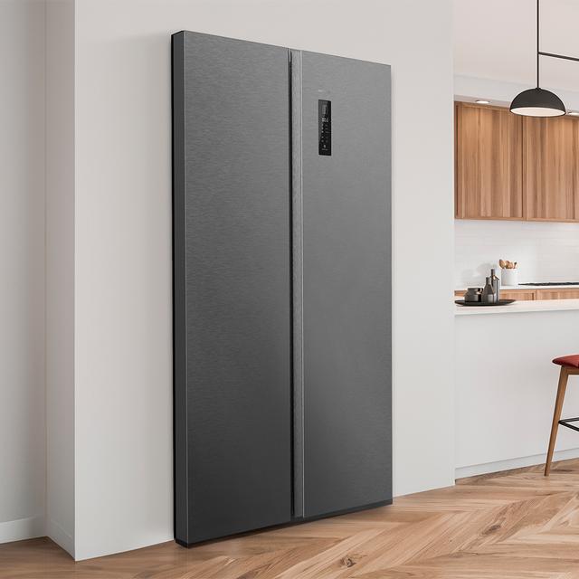 Cecotec Bolero CoolMarket SBS 430 Dark E Frigorífico americano Side by Side Dark con 430 litros de capacidad 176 cm de alto y 84 cm ancho clase E con sistema Multi Air Flow total No frost motor inverter plus. Frigorífico ameri Rebajas de fábrica
