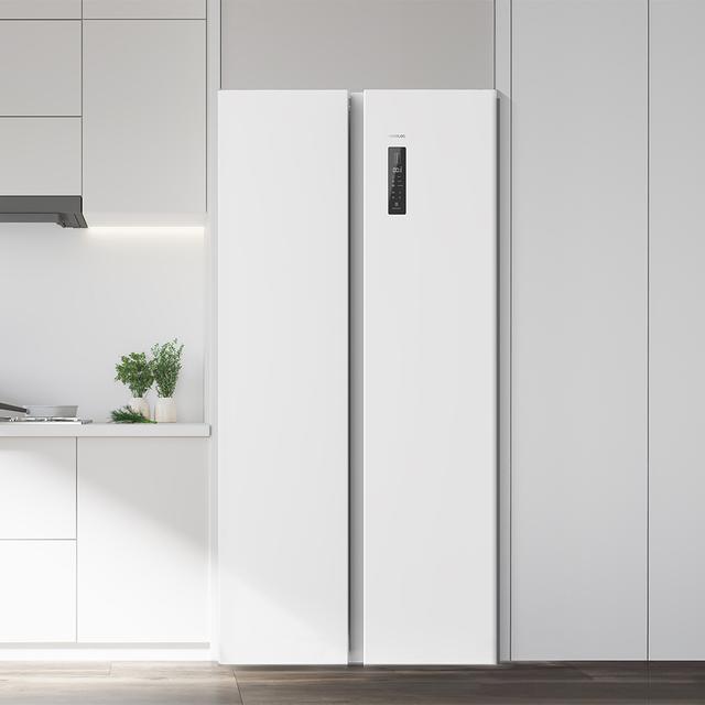 Cecotec Bolero CoolMarket SBS 430 White E Frigorífico americano Side by Side White con 430 litros de capacidad 176 cm de alto y 84 cm ancho clase E con sistema Multi Air Flow total No frost motor inverter plus. Frigorífico ame Los más vendidos
