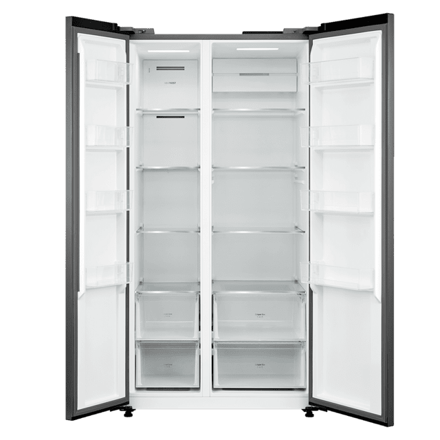 Cecotec Bolero CoolMarket SBS 592 Inox. Frigorífico Americano 2 Puertas 592 Litros 177 5 cm de Alto y 91 cm de Ancho Bajo Consumo Motor Inverter No Frost Congelación Ultrarrápida Frigorífico americano / Nevera americana Oferta especial