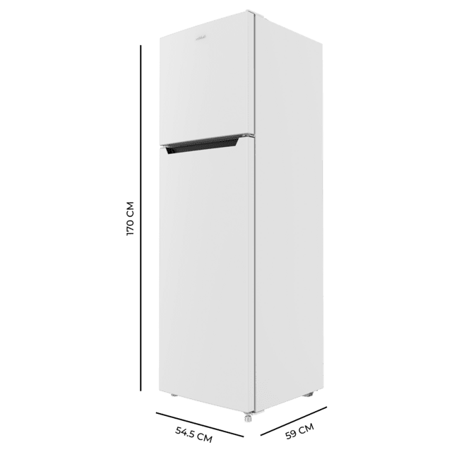 Cecotec Bolero CoolMarket 2D 255 NF White E Frigorífico de 2 puertas color blanco de 170cm de alto y 54 5cm de ancho con gran capacidad de 255 Litros y Motor Inverter con 10 años de garantía. Sistema de conservación No Frost Ofertas especiales