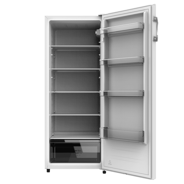Cecotec Bolero CoolMarket 1D 242 White. Frigorífico sin congelador. de 1 Puerta 242 Litros Altura 143 4 cm Ahorro Energético Función Auto Defrost Cajón para Productos Frescos Puerta Reversible Blanco Frigorífico sin congela Outlet