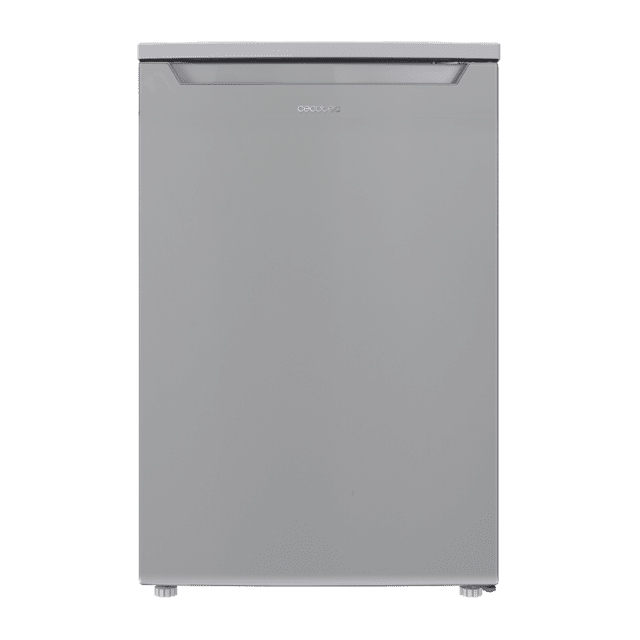 Cecotec Bolero CoolMarket TT 107 Inox Mini frigorífico de 107 litros de capacidad color Inox clase E temperatura regulable Crisper Box cajón congelador y nivel sonoro bajo. Mini frigorífico 107 litros