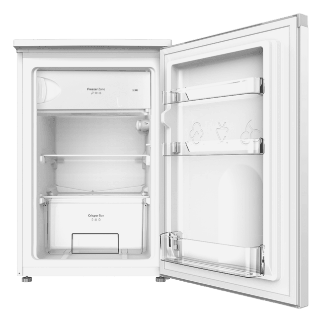 Cecotec Bolero CoolMarket TT 107 White Mini frigorífico de 107 litros de capacidad color blanco clase E temperatura regulable Crisper Box cajón congelador y nivel sonoro bajo. Mini frigorífico   Ofertas